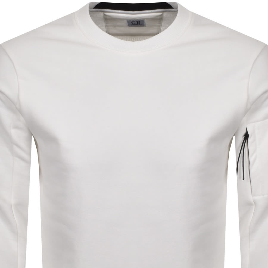 Alternative Image for ProductCP Company Crew Neck Sweatshirt White2